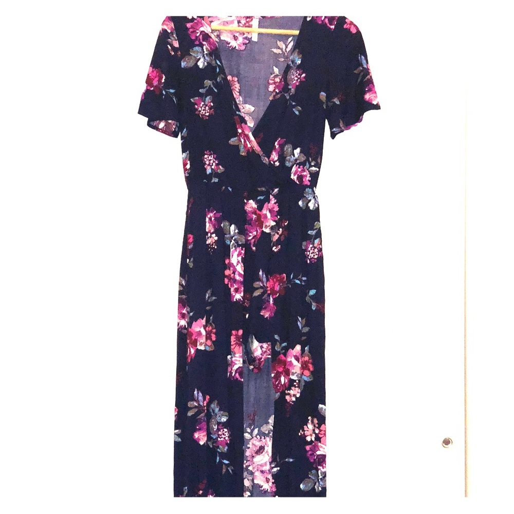 Floral walk through romper